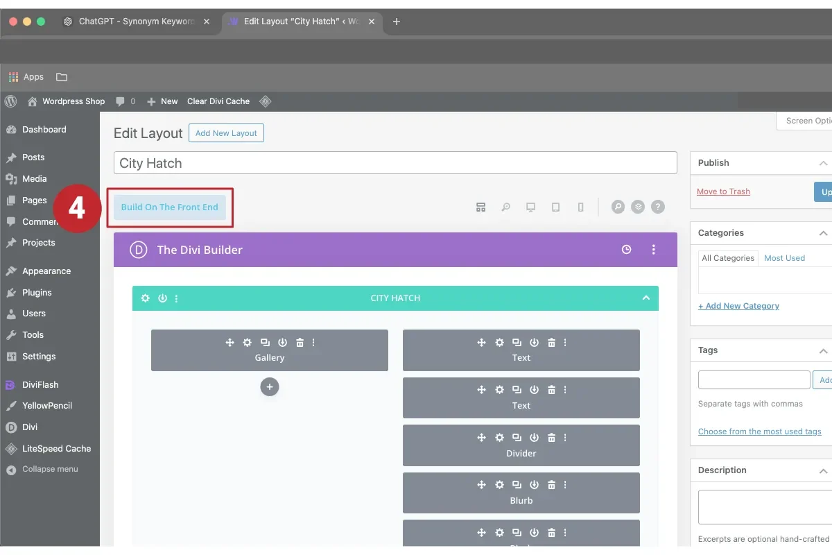 Access visual builder